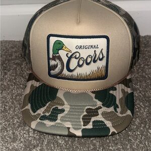 Coors Duck Patch Camo Trucker Hat